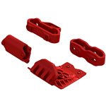 Lower Skid And Bumper Mount Set, Red
