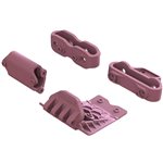 Lower Skid And Bumper Mount Set, Pink