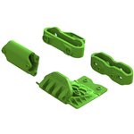Lower Skid And Bumper Mount Set, Green