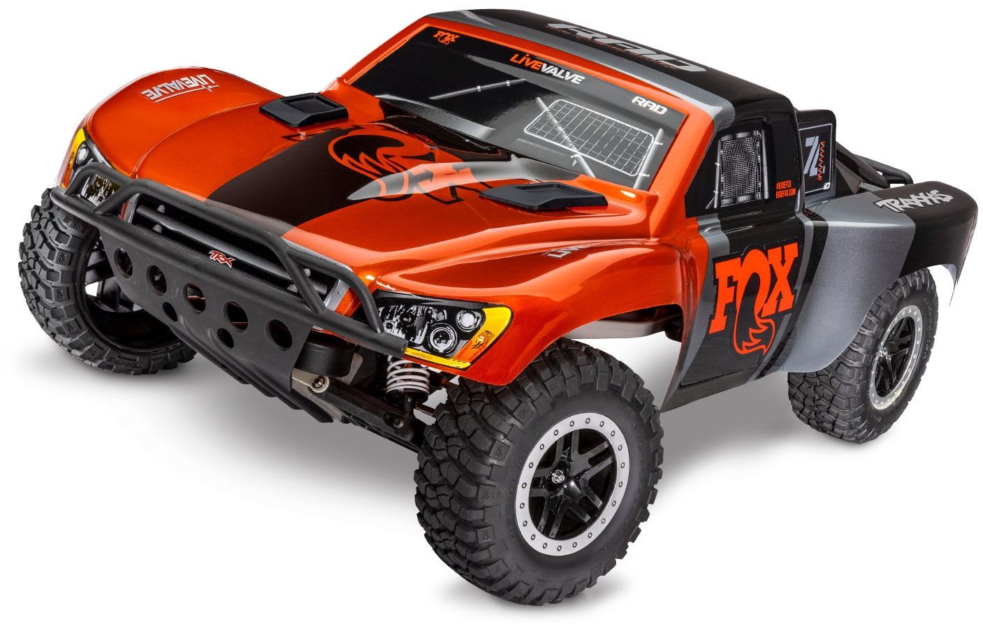 Traxxas SLASH 2WD VXL Clipless Fox (Traxxas 58276-74-FOX | TRA58276-74-FOX)  - Vortex Hobbies