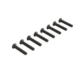 Flat Head Hex Machine Screw M3x18mm (10)