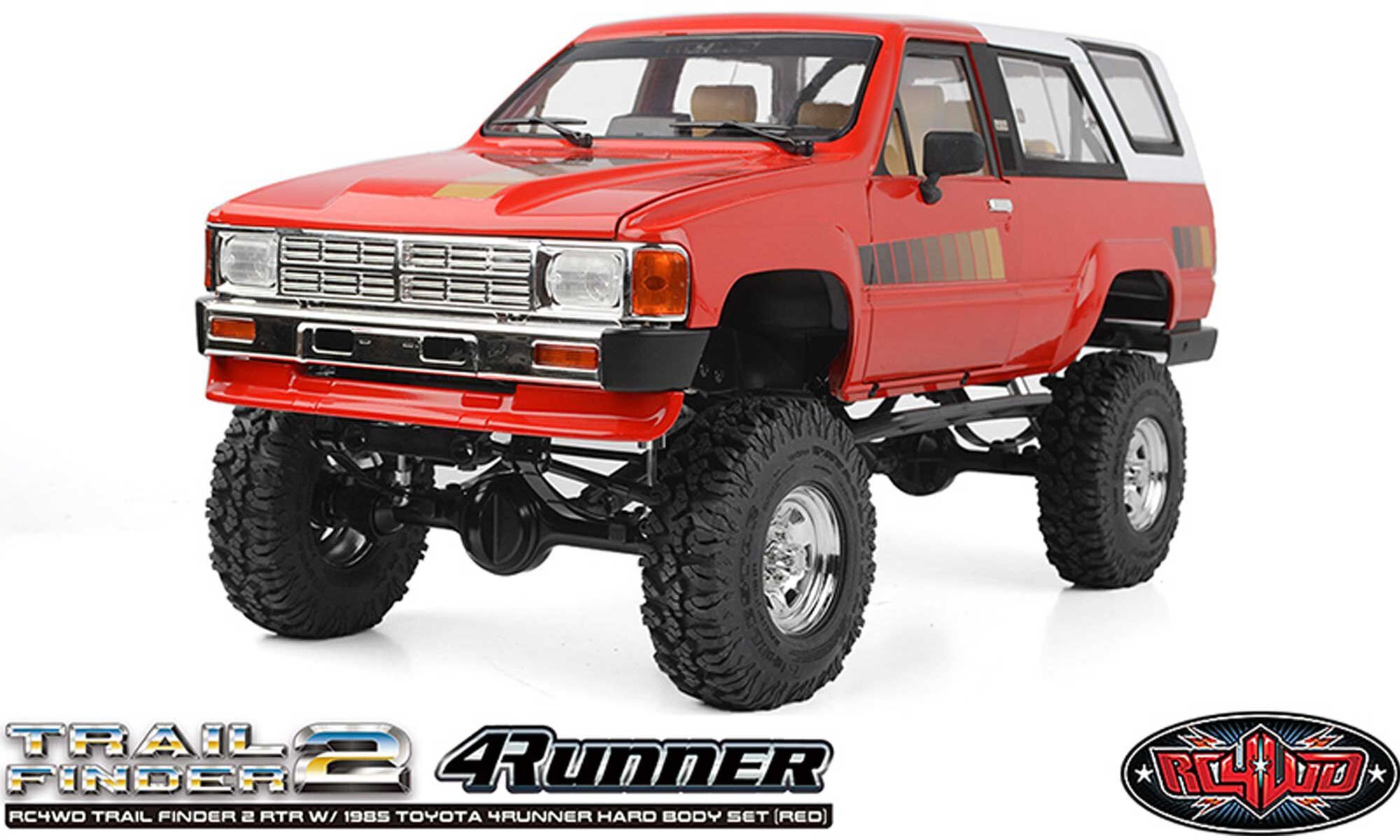 RC 4WD Trail Finder 2 1985 Toyota 4Runner Hard Body RTR, Red