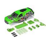 ARRMA GORGON Painted Decaled Trimmed Body Set, Green