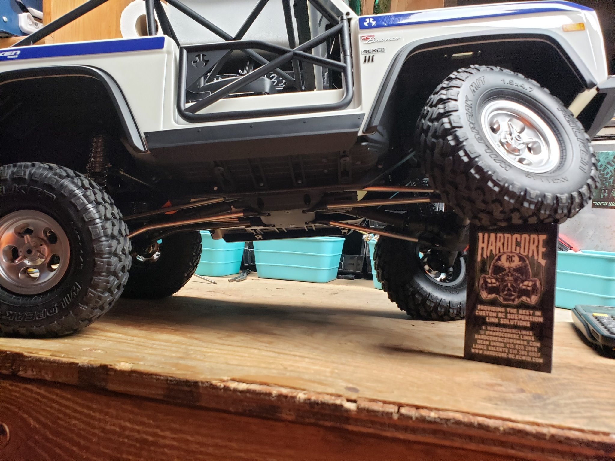HardCore RC Stainelss Steel Links Set - Axial SCX10III Bronco Straight Axle