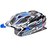Polycarbonate Body, Spark Xb6, Blue, Cut Decal Sheet, 1Pc
