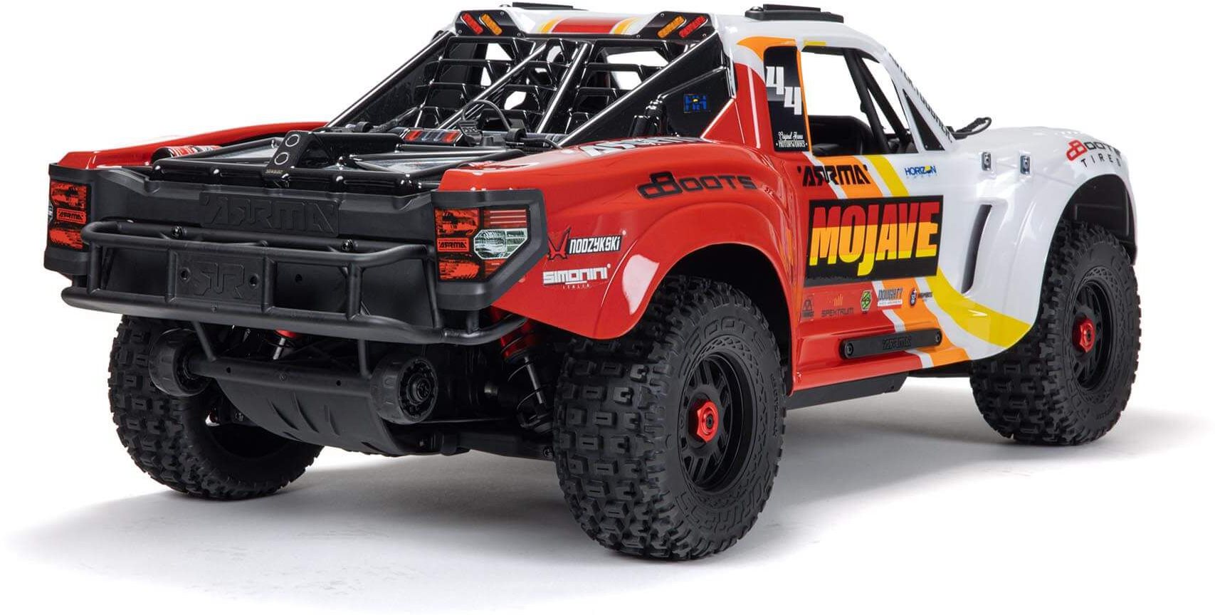 ARRMA 1/8 MOJAVE 4X4 4S BLX Desert Truck RTR, White (ARRMA