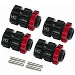 Aluminum 17mm Hex Hubs 10mm Offset Arrma 1/8