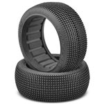 1/8 Stalkers 83mm Buggy Tires with Inserts, Aqua A1 Compound (2)