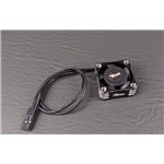 Fan 25X25x10 Hiflow Black/ Silver, 2Pin 180Mm