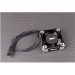 Fan 30X30x10 Hiflow Black/ Silver, 2Pin 180Mm