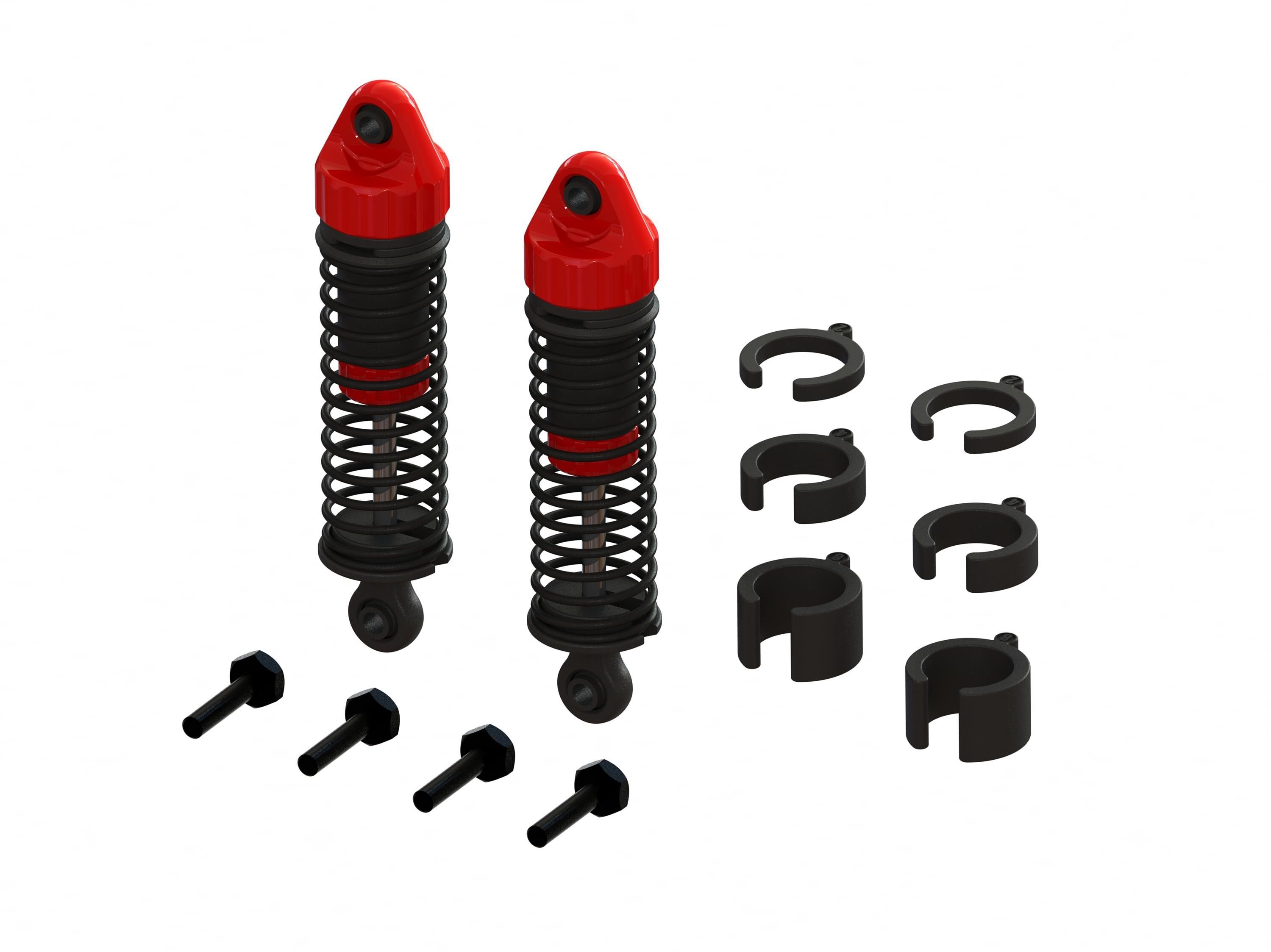 ARRMA Shock Set, 58mm Length, 300cSt Oil (2pcs) - GROM