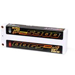 7.4V 5900mAh 2S 135C ULCG Stick LiPo Battery, 5mm Bullets
