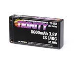 3.8V 8600mAh 1S 140C LiHV Battery, 5mm Bullets