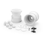Tribute 73'S - 3.2 X 3.6" Monster Truck Wheel W/ Adaptors (White