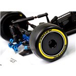 F1 1/10 Rubber Tires V2- Front 40X (Yellow-Firm)
