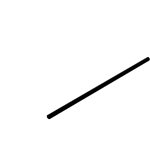 Center Brace Bar 325mm - Black
