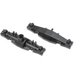Axle Housing Set, Aluminum, Black: Mini LMT