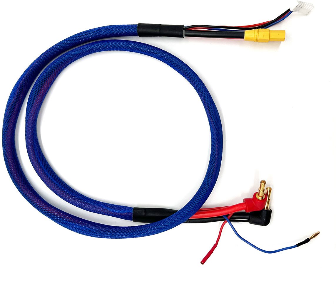 Racers Edge Pro Charge Lead Set 4Mm / 5Mm Bullet, Female Xt60, 36\" Long