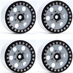 B5 Aluminum 1.9 Beadlock Wheels Super Positive Offset, Gey (4) 1