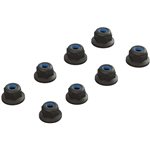 Flanged Lock Nut M3 Black (4)
