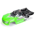 Painted Decaled Trimmed Body, Green/Black: Kraton 4x4
