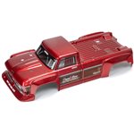 Painted Decaled Trimmed Body, Red: Outcast 4x4 BLX