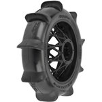 Proline 1/4 Roost MX Sand/Snow Paddle Rear Tire MTD Black (1): PROMOTO-M