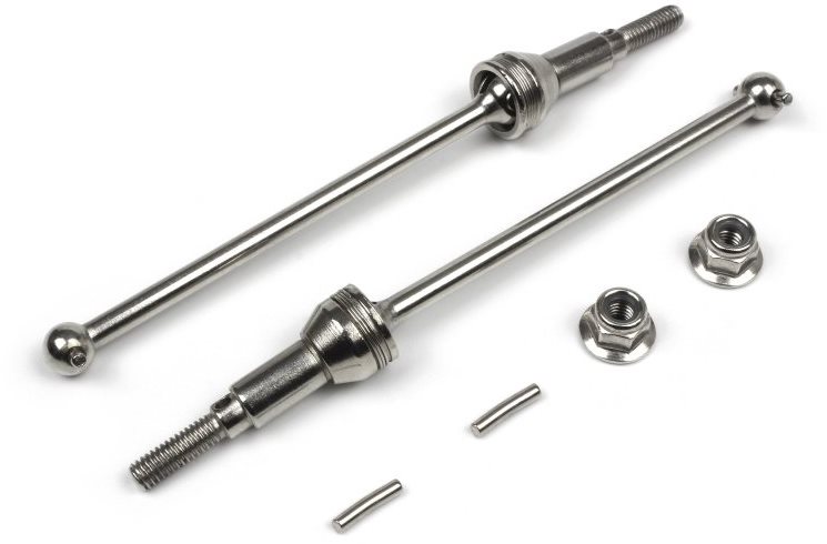 Blackzon Smyter Mt Turbo Front Universal Drive Shafts (Steel/2Pcs)