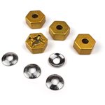 Blackzon Smyter Mt Turbo Metal 12Mm Hex Hub Set