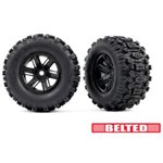 Traxxas T&W Xmaxx Blk Whl Maxx At Tire