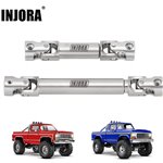 Injora Stainless Steel Drive Shafts for 1/18 RC Crawler TRX4M High Trai