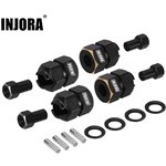 Injora 9mm(+5mm) Brass Wheel Hex Hub Extenders for 1/18 TRX4M (4M-60)