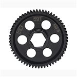 CNC Steel Main Gear 0.5module 59 Tooth GROM
