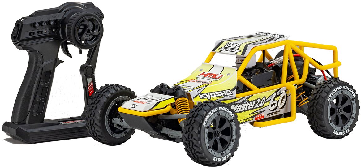 Kyosho Sand Master 2.0 1/10 2Wd Buggy Ready-Set Color Type 2, Yellow