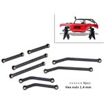 Carbon High Clearance Links Set: SCX24 Deadbolt