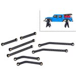 Carbon High Clearance Links Set: SCX24 Gladiator