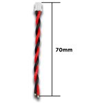 High Quality Female 2-pin JST-PH, 70mm