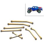 Brass High Clearance Links Set: SCX24 Gladiator