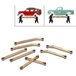 Brass High Clearance Links Set: SCX24 Bronco, C-10, Jeep