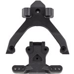 Rc10b7 Ft Top Plate And Ballstud Mount, Carbon