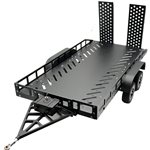 1/10 Scale Full Metal Trailer With Led Lights (Black)