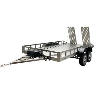 Bold RC 1/10 Scale Full Metal Trailer With Led Lights (Titanium)