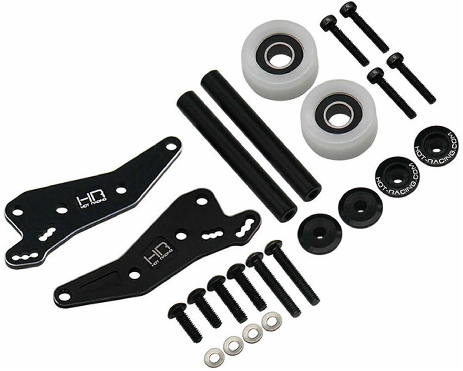 Hot Racing Aluminum Bearing wheelie Bar Losi Mini LMT