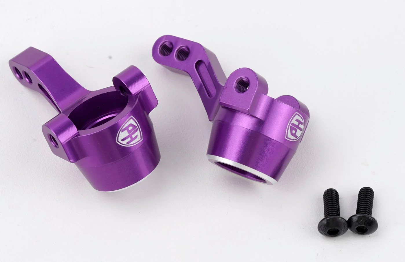 Power Hobby Aluminum Front Steering Knuckles Purple, Hpi Rs4 Sport3