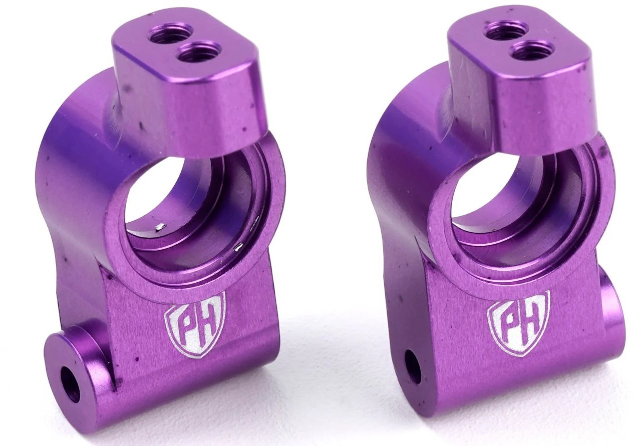 Power Hobby Aluminum Rear Hub Knuckle Arms Purple, Hpi Rs4 Sport3