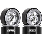 Injora 1.0 Plus Aluminium Beadlock Wheels for 1/24 1/18 RC Crawler (W11