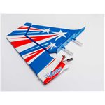 E-Flite Painted Vertical Fin and Rudder w/LED; Decathlon 1.2m