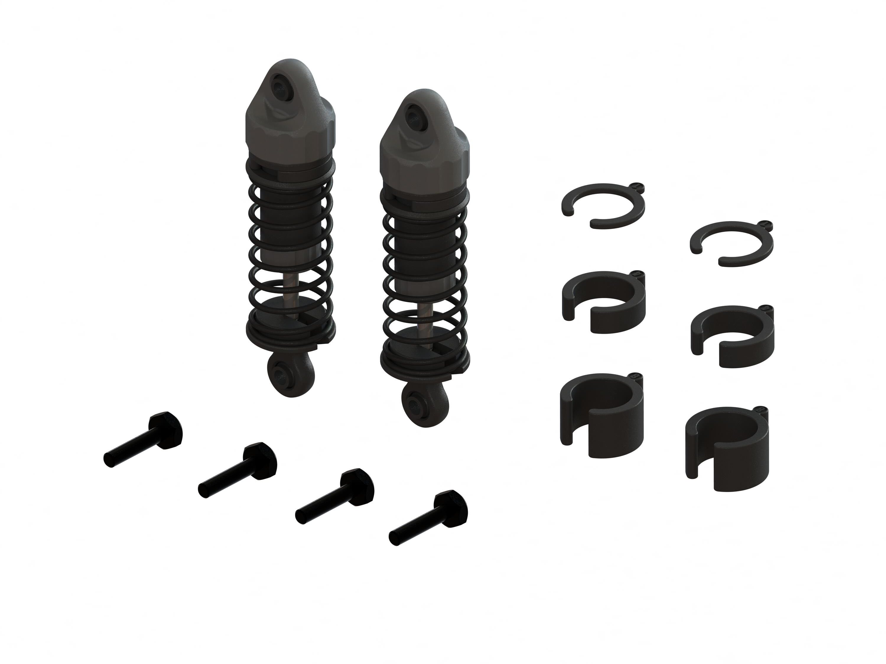 ARRMA Shock Set, 58mm Length, 2000cSt Oil (2pcs)