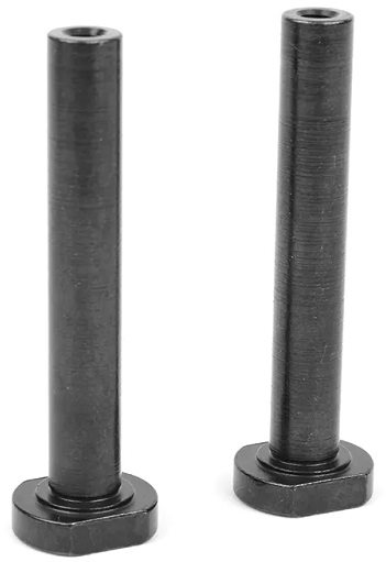 Team Corally Servo Saver Post, Eb, Steel, 2Pcs