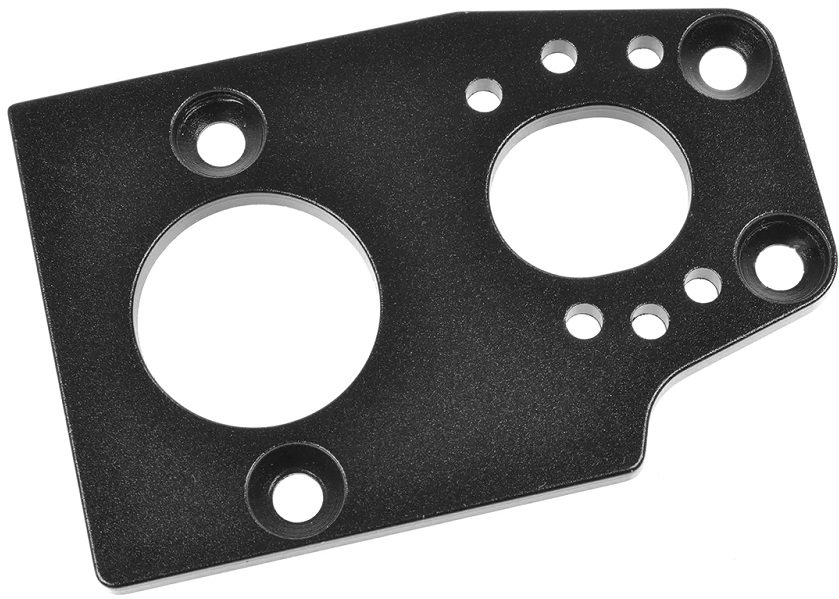Team Corally Motor Mount Plate, Aluminum, 1Pc